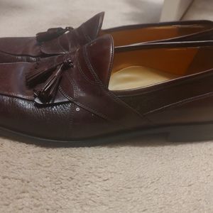 Johnston & Murphy blackcherry wine loafers size 11